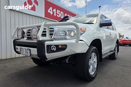 White 2012 Toyota Landcruiser Wagon Vx (4X4)