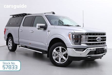 Silver 2023 Ford F150 Double Cab Pick Up Lariat Lwb (4Wd)