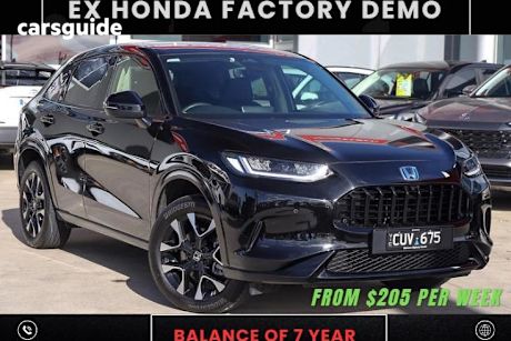 Black 2024 Honda ZR-V SUV E:HEV LX F
