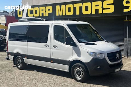White 2019 Mercedes-Benz Sprinter Commercial 419 CDI MWB LOW ROOF