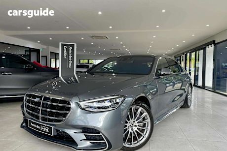 Grey 2024 Mercedes-Benz S-Class Sedan S580 4WD