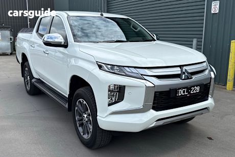 White 2023 Mitsubishi Triton Double Cab Pick Up Gls (4X4)