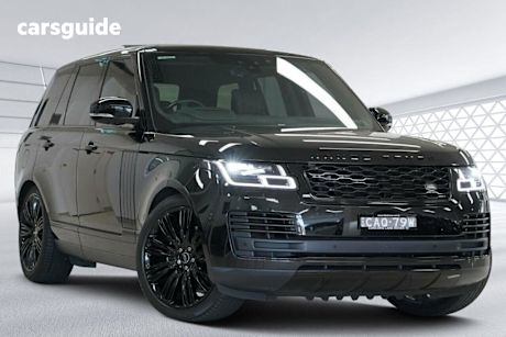 Black 2021 Land Rover Range Rover Wagon D350 Hse Swb (258Kw)