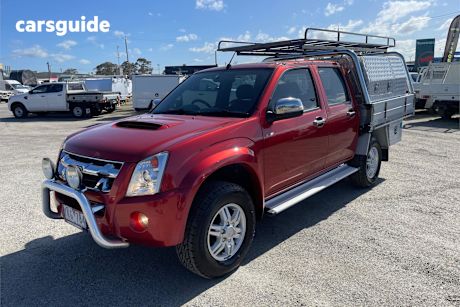 Red 2011 Isuzu D-MAX Ute Tray LS HIGH RIDE R