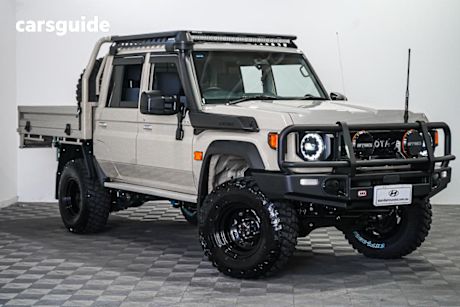 Gold 2025 Toyota Landcruiser Double Cab Chassis Lc79 Gxl + Diff Locks