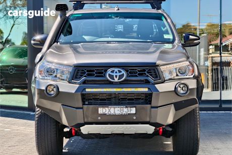 Grey 2018 Toyota Hilux Dual Cab Utility Rugged X (4X4)