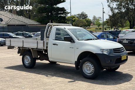 White 2012 Mitsubishi Triton Cab Chassis Gl