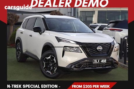 White 2024 Nissan X-Trail Wagon N-Trek (2Wd)