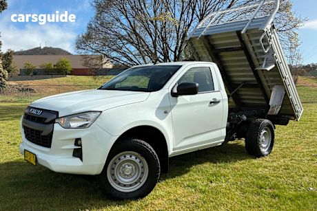 White 2021 Isuzu D-MAX Ute Tray SX 4X4
