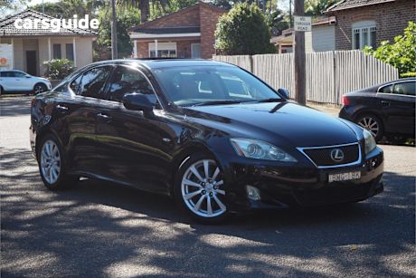 Black 2008 Lexus IS250 Sedan Sports Luxury