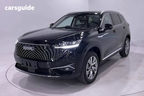 Black 2025 GWM Haval H6 SUV ULTRA HYBRID F
