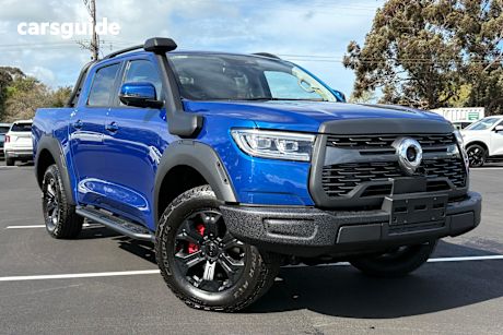Blue 2025 GWM Cannon Ute Tray XSR 4X4