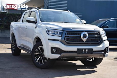 White 2025 GWM Cannon Dual Cab Utility Premium (4X4)