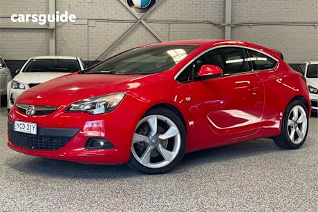 Red 2015 Holden Astra Hatch GTC SPORT F