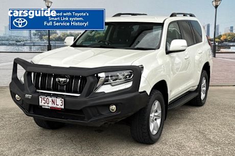 White 2020 Toyota Landcruiser Prado Wagon Gxl