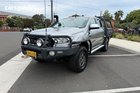 Grey 2016 Ford Ranger Dual Cab Utility Xlt 3.2 (4X4)