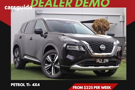 Black 2024 Nissan X-Trail Wagon Ti (4Wd)