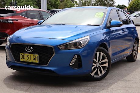 Blue 2018 Hyundai I30 Hatchback Active