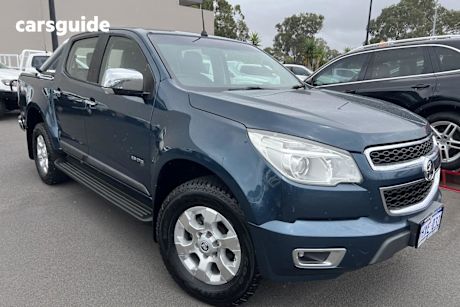 Blue 2012 Holden Colorado Crew Cab Pickup Ltz (4X4)