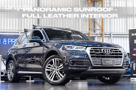 Blue 2017 Audi Q5 Wagon 2.0 Tfsi Quattro Sport