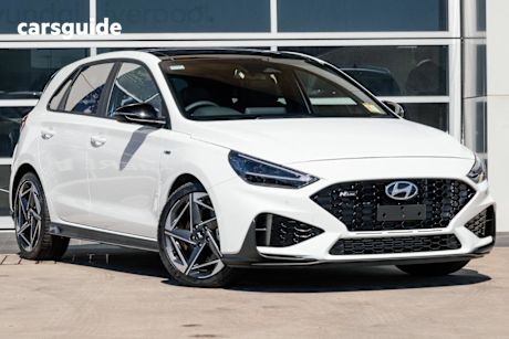 White 2025 Hyundai I30 Hatchback N Line Premium Mhev