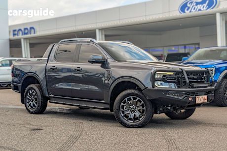 Grey 2024 Ford Ranger Double Cab Pick Up Wildtrak 3.0 (4X4)