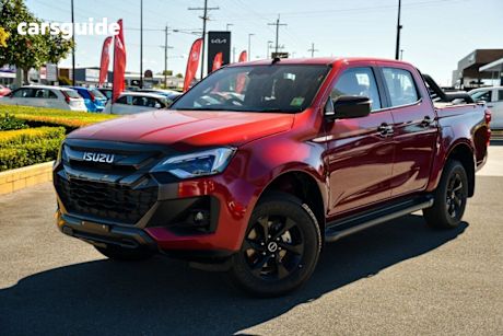 Red 2025 Isuzu D-MAX Crew Cab Utility X-Rider (4X4)