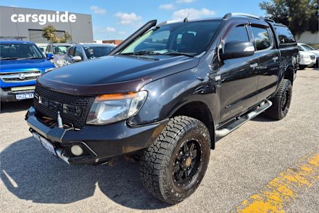Black 2015 Ford Ranger Crew Cab Utility Wildtrak 3.2 (4X4)