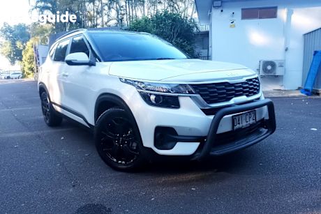 White 2021 Kia Seltos Wagon Sport+ (Fwd)