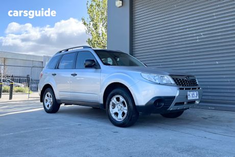 Silver 2010 Subaru Forester Wagon X