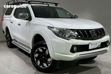 White 2018 Mitsubishi Triton Dual Cab Utility Exceed (4X4)