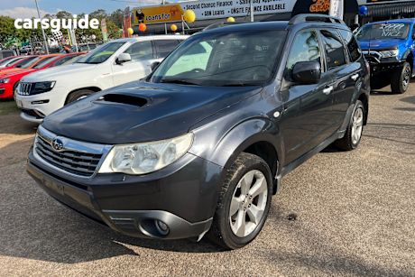 Grey 2009 Subaru Forester Wagon Xt Premium