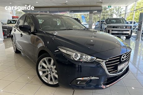 Blue 2017 Mazda 3 Hatchback Sp25
