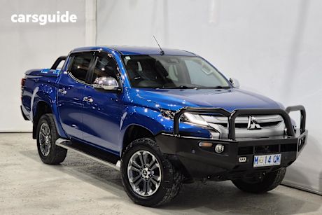 Blue 2019 Mitsubishi Triton Ute Tray GLS PREMIUM 4X4