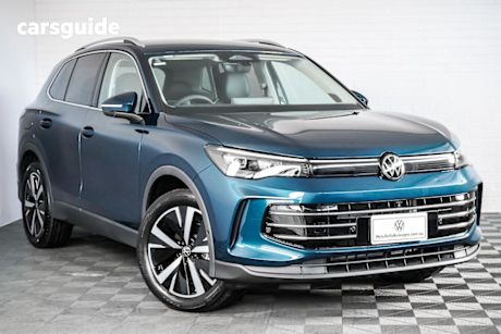 Blue 2025 Volkswagen Tiguan Wagon 110Tsi Elegance