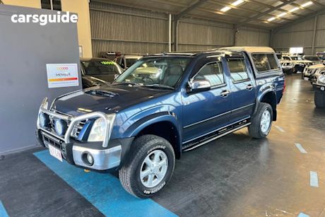 Blue 2008 Isuzu D-MAX Crew Cab Utility Ls-U (4X4)