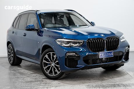 Blue 2020 BMW X5 Wagon Xdrive 30D