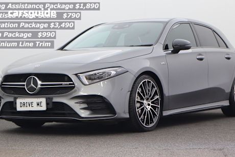 Grey 2021 Mercedes-Benz A-CLASS Hatch A35 AMG 4WD