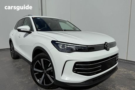 White 2025 Volkswagen Tiguan Wagon 110Tsi Elegance