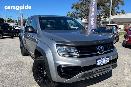Silver 2022 Volkswagen Amarok Dual Cab Utility Tdi580 W580X 4Motion