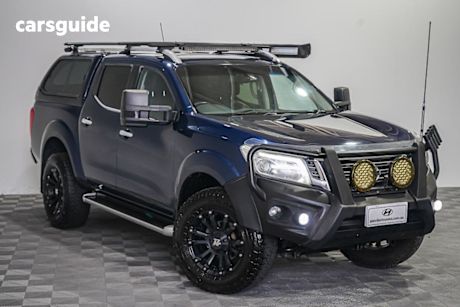 Blue 2015 Nissan Navara Dual Cab Utility St-X (4X4)