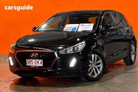 Black 2018 Hyundai I30 Hatchback Active
