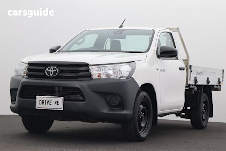 White 2020 Toyota Hilux Cab Chassis Workmate