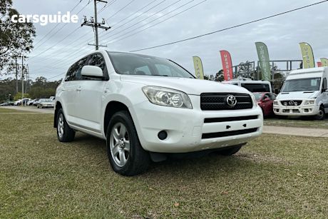White 2006 Toyota RAV4 Wagon Cv (4X4)