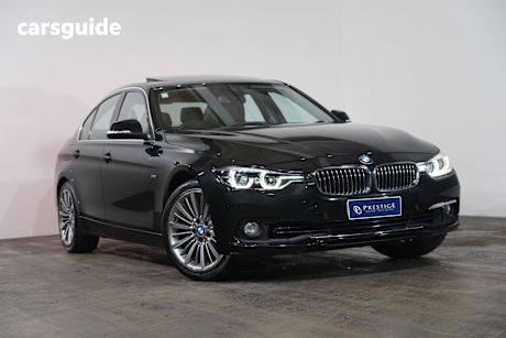 Black 2018 BMW 318I Sedan Luxury Line