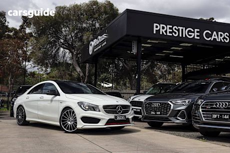 White 2016 Mercedes-Benz CLA250 Coupe Sport 4Matic