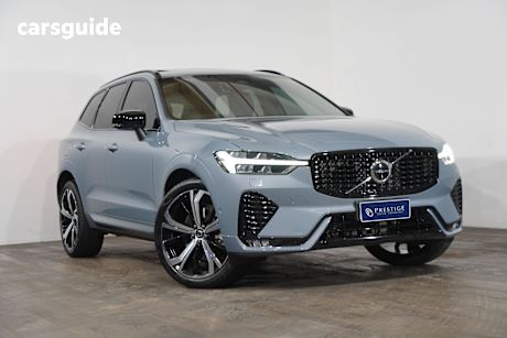 Grey 2021 Volvo XC60 Wagon B6 R-Design Mhev