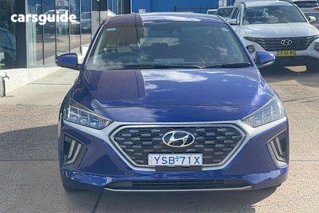 Blue 2021 Hyundai Ioniq Hatchback Plug-In Hybrid Premium