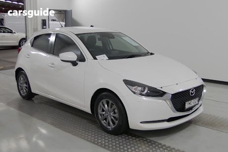 White 2022 Mazda 2 Hatchback G15 Pure