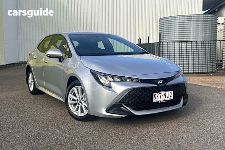 Silver 2024 Toyota Corolla Hatchback Ascent Sport Hybrid